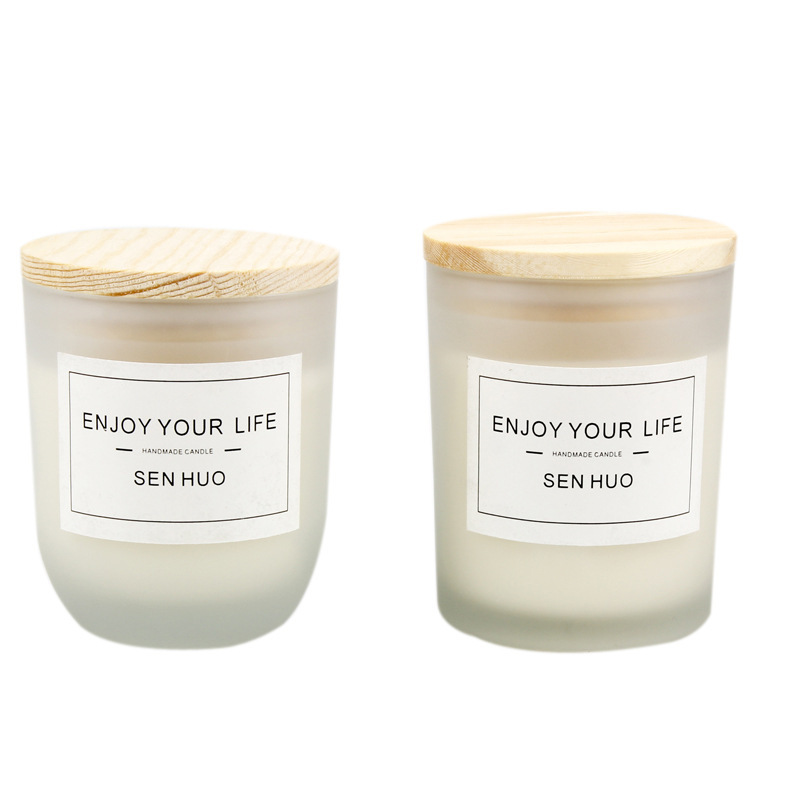 Fabricantes de cera de banana personalizada hecha a mano cera de soja vasos de vidrio perfume aceite esencial creativo acompañante regalo transfronterizo Amazon image 6