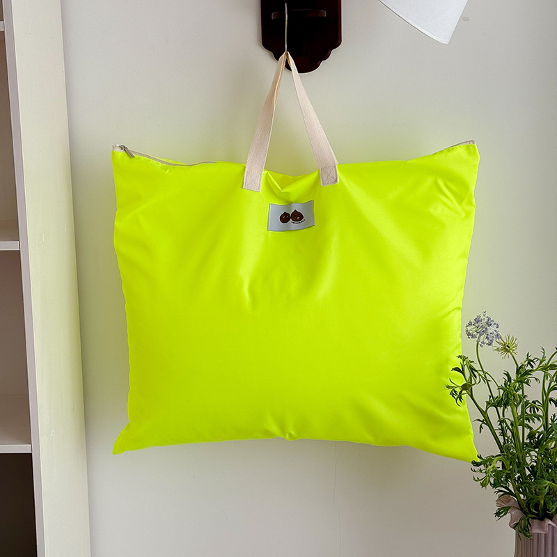 Bolsa de hombro coreana de color sólido para niños y niñas, bolsa de edredón de gran capacidad para bebés de jardín de infantes, nueva bolsa de viaje