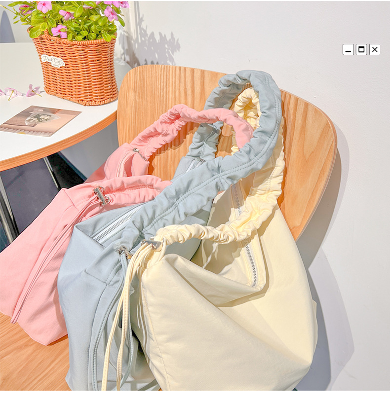 A new large-capacity women's single-shoulder bag with cross-border fashion and simplicity, a fresh and artistic crossbody bag, and a student commuting bag undefined