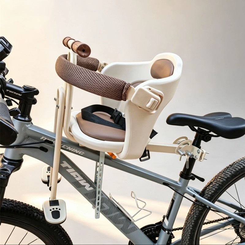 New bicycle front-mounted child seat, outdoor parent-child bike seat, mountain bike baby seat
