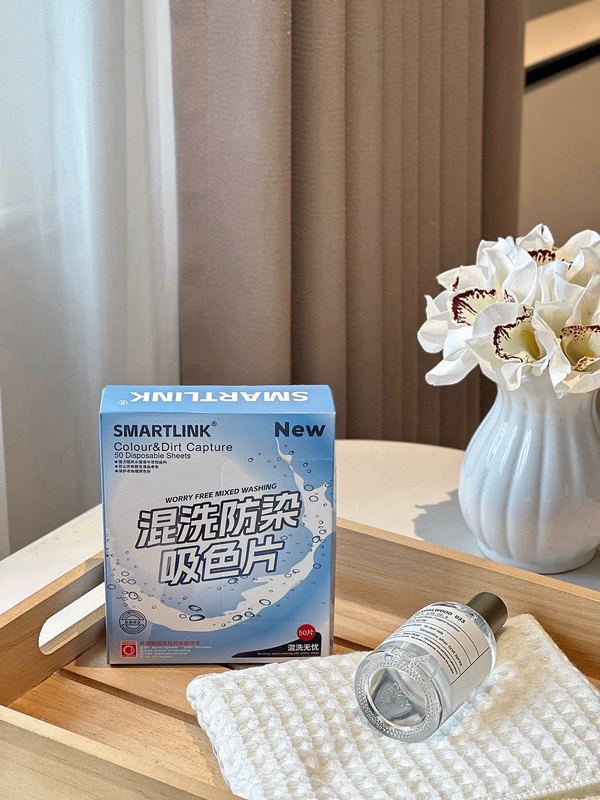 SMARTLINK防串色洗衣吸色片家用衣物混洗纸色母片洗衣片社群批发|undefined