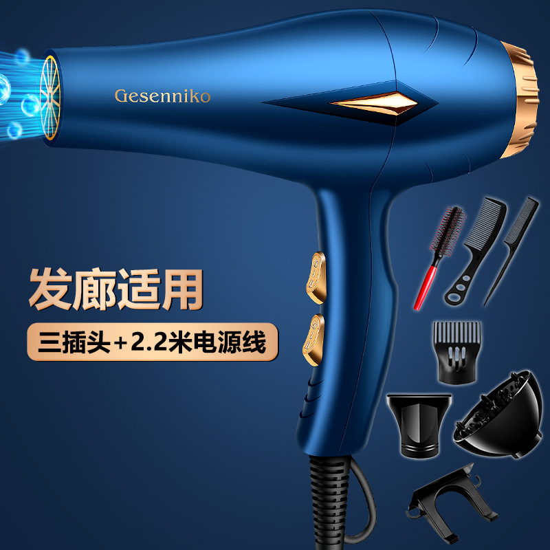 Secador de cabello de alta potencia con luz azul al por mayor