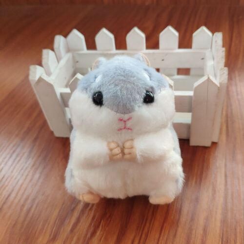 Cute Hamster Plush Toy, Cartoon Keychain, Bag Accessory, Small Ornament, Doll Gift