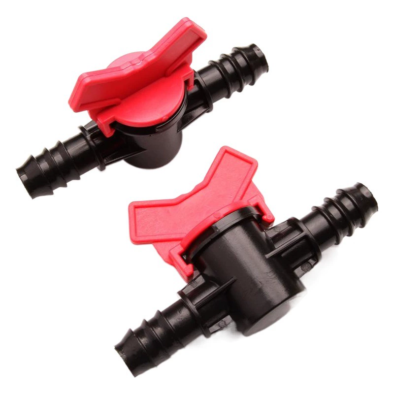 Аксессуары для клапанов прямых продаж с фабрики 16 прямой клапан PE трубы перепускной клапан капельного орошения мульти-Спецификация Мягкий ремень перепускной клапан пластик