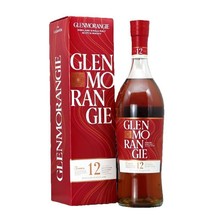 洋酒英国 Glenmorangie 格兰杰12年雪莉酒桶窖藏单一麦芽威士忌