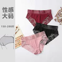 Кружевное sexy белье, дышащий ремень, штаны, брюки, плюс размер, средний посад