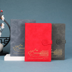 筆記本禮盒套裝國潮故宮商務辦公加厚A5記事本手賬本會議記錄本