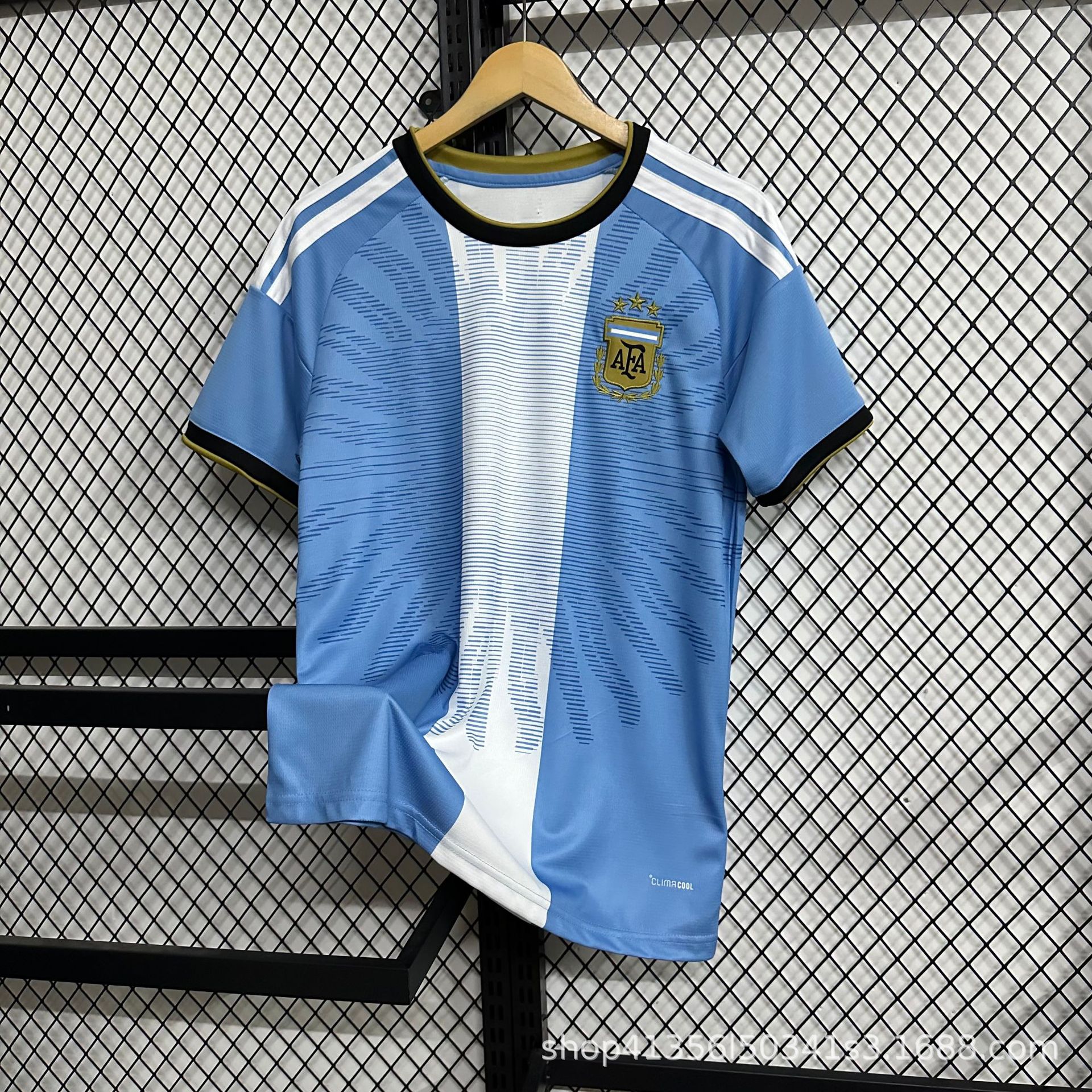 Camiseta de Fútbol Edición Aficionados de Poliéster Manga Corta para Deportes