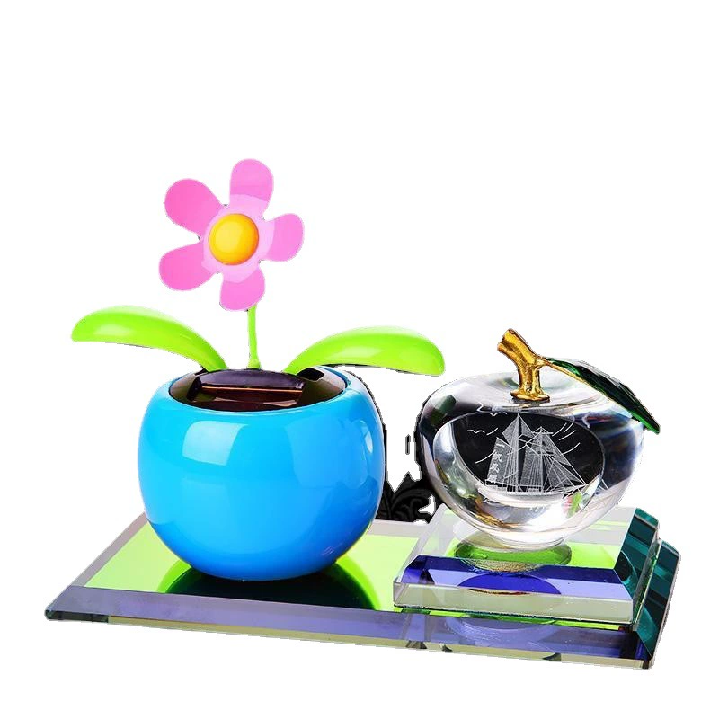 Apple, cute sophisticated perfume solar-powered for auto, decorations, sunflower