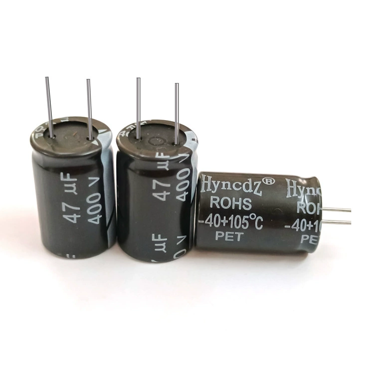 Аллюминиевый электролитический конденсатор 400V 47µF высокого напряжения 16x25 долгий срок службы стандартный размер