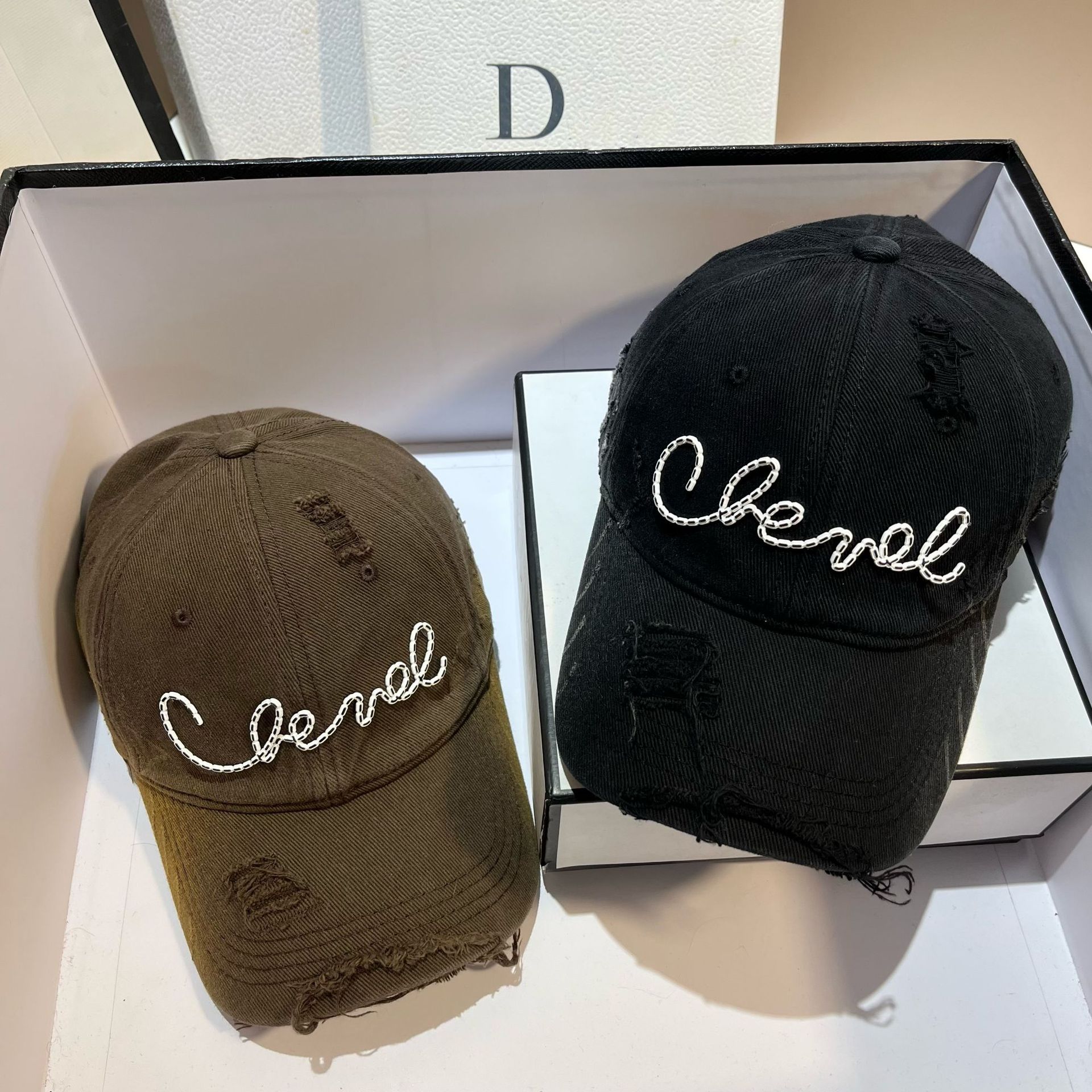 American Youth Street Versatile Washed Cotton Baseball Fashionable Small Fragrance Spring and Autumn New Personalized_voghion.com