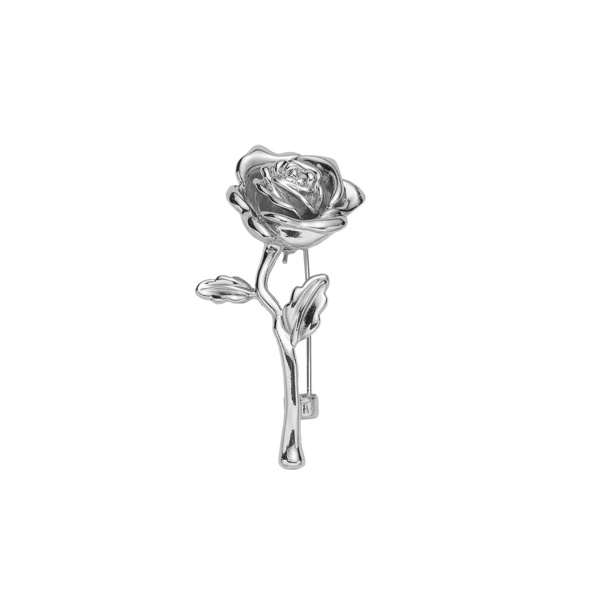 Minimalistische rozen broche heren high-end kostuumjas revers speld accessoire premium feel jas badge_voghion.com