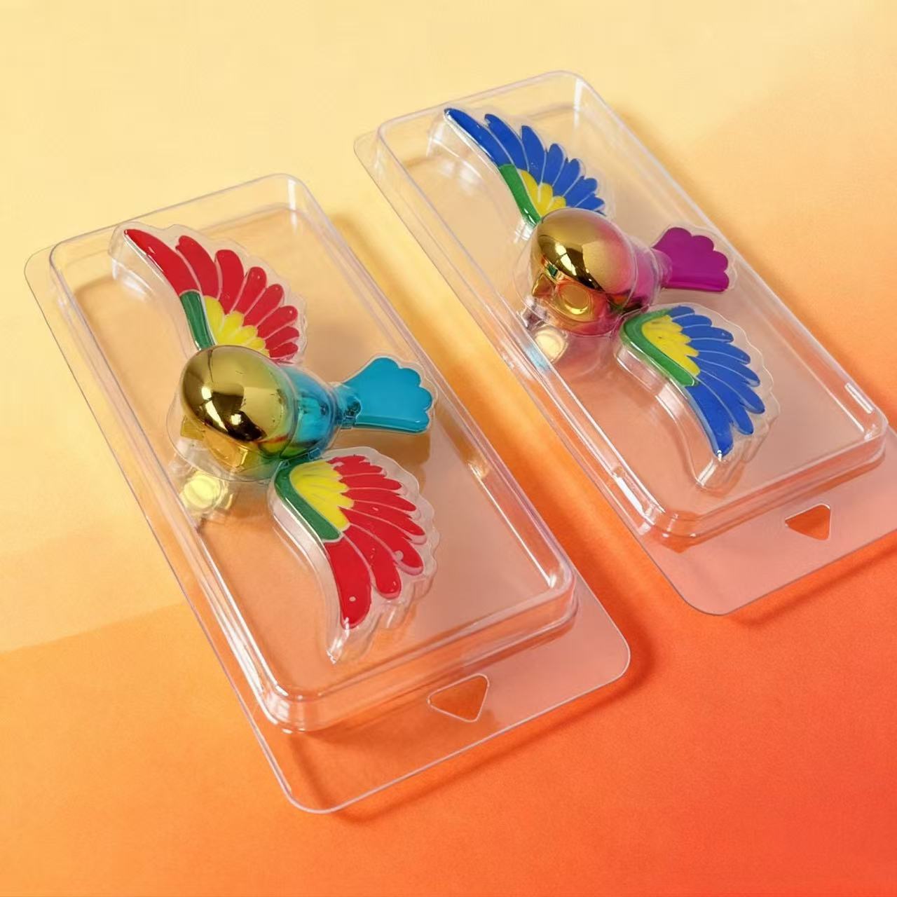 [Alas móviles con pájaros voladores] 3D decoración tridimensional espejo retrovisor de automóvil viento libre de electricidad juguetes creativos para automóviles image 7