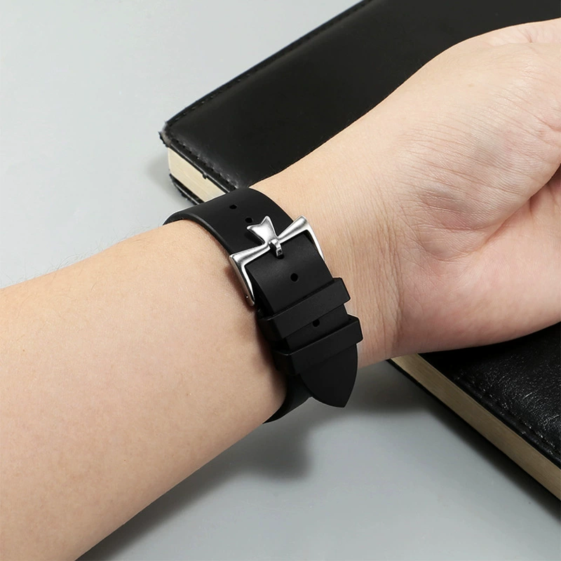 Spot wholesale suitable for all over the world 47450 49150 47040 silicone watch strap men's protruding mouth 8mm