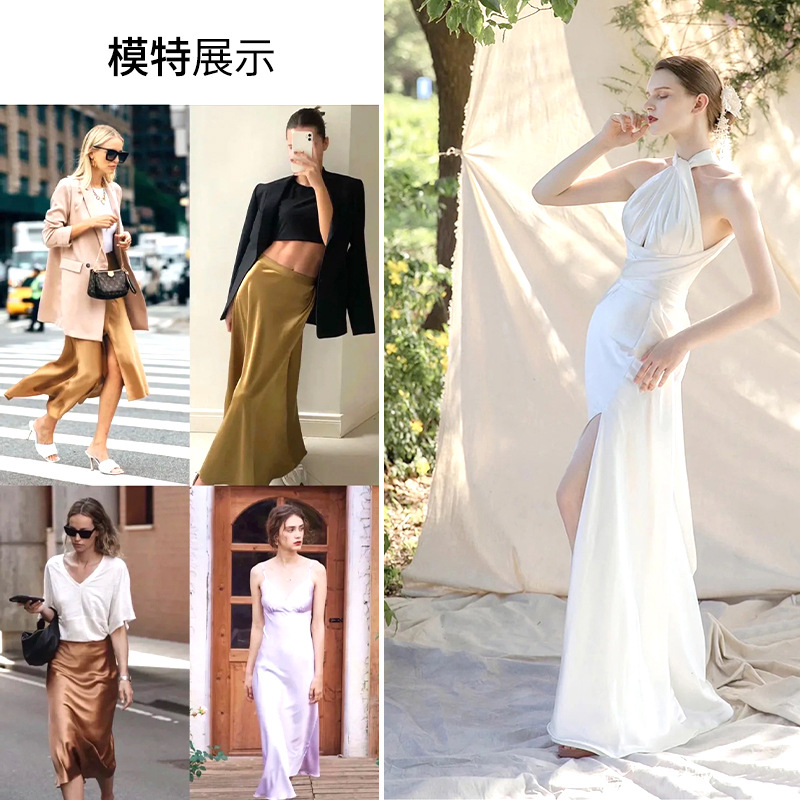 Acetate Fabric, Classy Triacetate Fabric, Natural Fiber Silks and Satins Fabric, Heavy Acetate Silks and Satins Fabric
