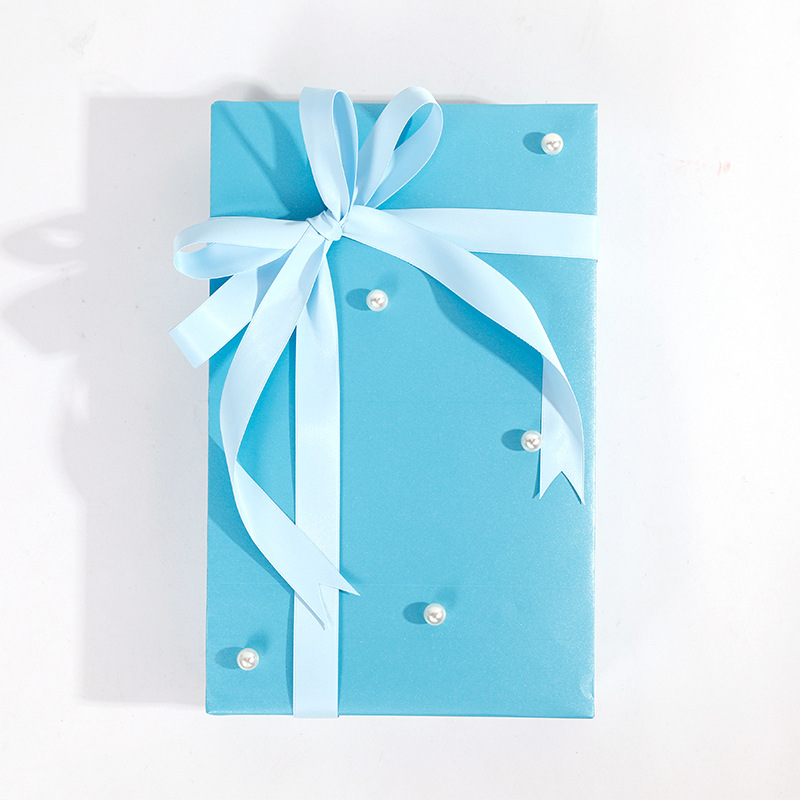 Papel de regalo colorido Pearl Glow, papel de embalaje de regalo de cumpleaños de alto nivel, papel de embalaje de gran tamaño, venta caliente transfronteriza