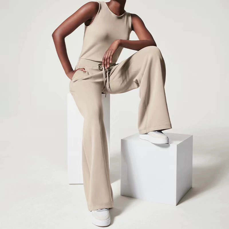 (Cross-border trading), summer solid overall sleevless, trousers, European style