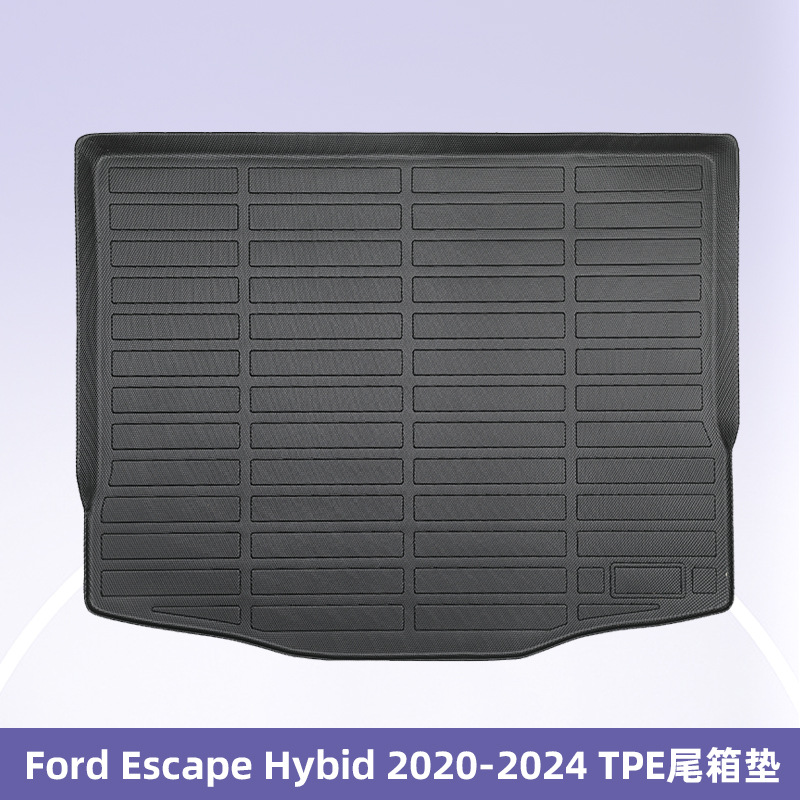 Para Ford Escape Hybid 2020 - 2024 TPE Foot Pads 3D All Weather Backpack Pad