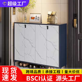 钢制鞋柜家用门口楼道室外大容量带锁入户玄关铁皮收纳柜防尘鞋架