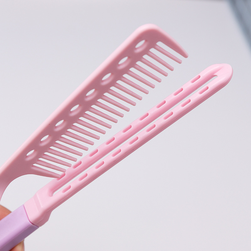 ヘアスプリントコーム、ポータブルV字型コーム、ストレート、カール、折りたたみヘアコーム、スタイリングストレートヘアコーム、外国貿易輸出専用|undefined