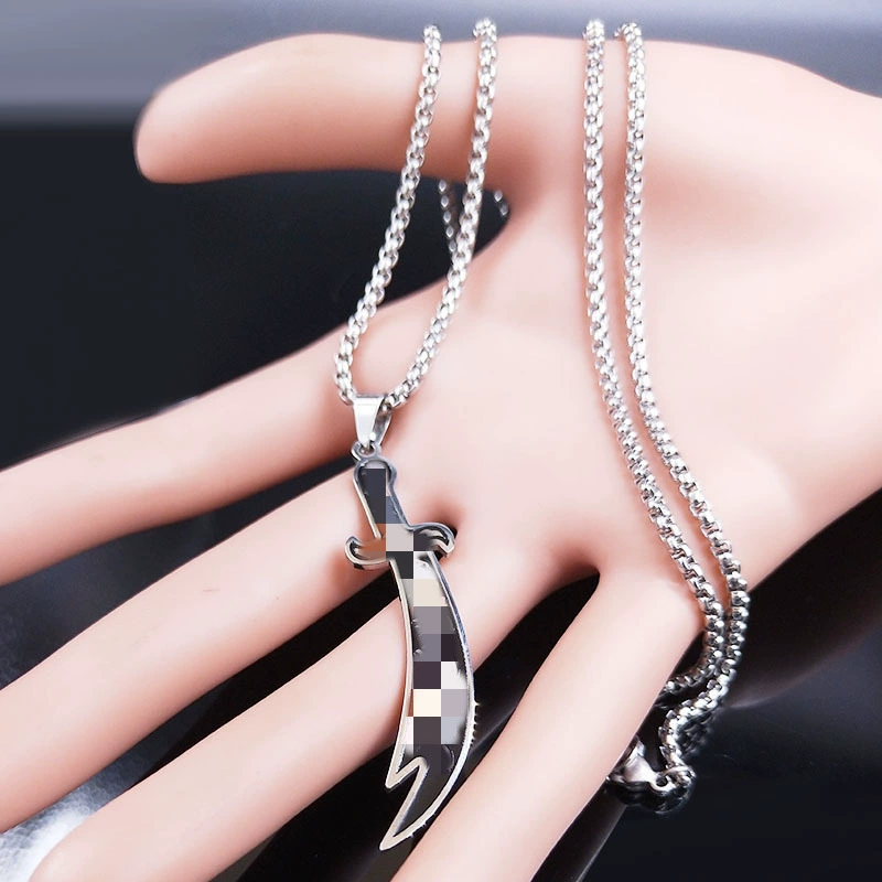 (Граница торговли), ретро меч из нержавеющей стали, ожерелье, Aliexpress