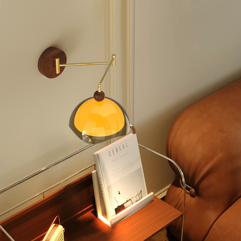 Dormitorio estudio telescópico moderno móvil medieval decoración mecedor estilo antiguo cabeza de cama de alto nivel lámpara de pared de pared lámpara de pared pared