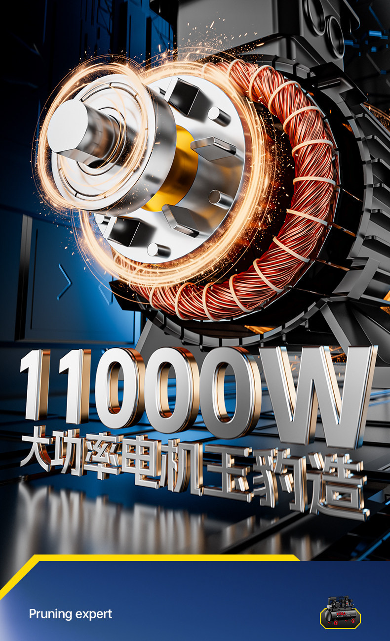 Air compressor industrial grade large 380V high pressure air pump small 220V spray paint air pump auto repair air compressor