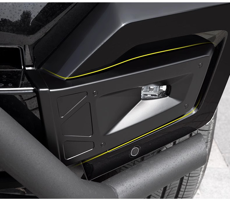 Suitable for tank 400Hi4t front face mecha fog lamp protective cover blackening decoration special appearance set accessories