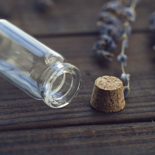 Mini crafts glass bottle drift bottle Starry Sky bottle creative small gift transparent Cork decoration wishing bottle