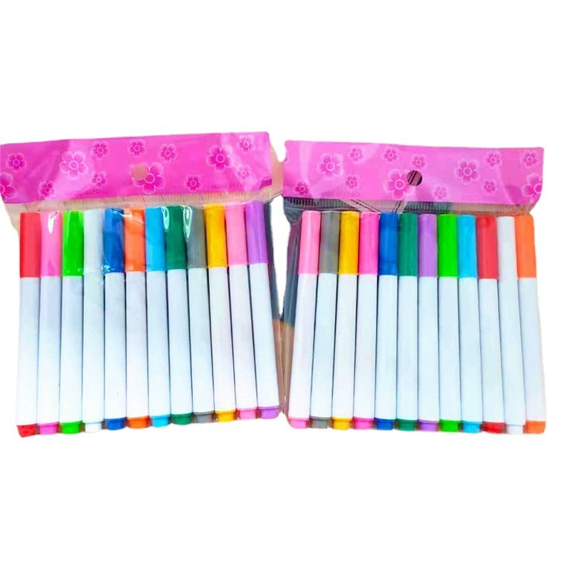 Цвет Защита окружающей среды Жидкий Мел без пыли стираемая светодиодная флуоресцентная световая доска ручка детская граффити стираемая ручка для доски