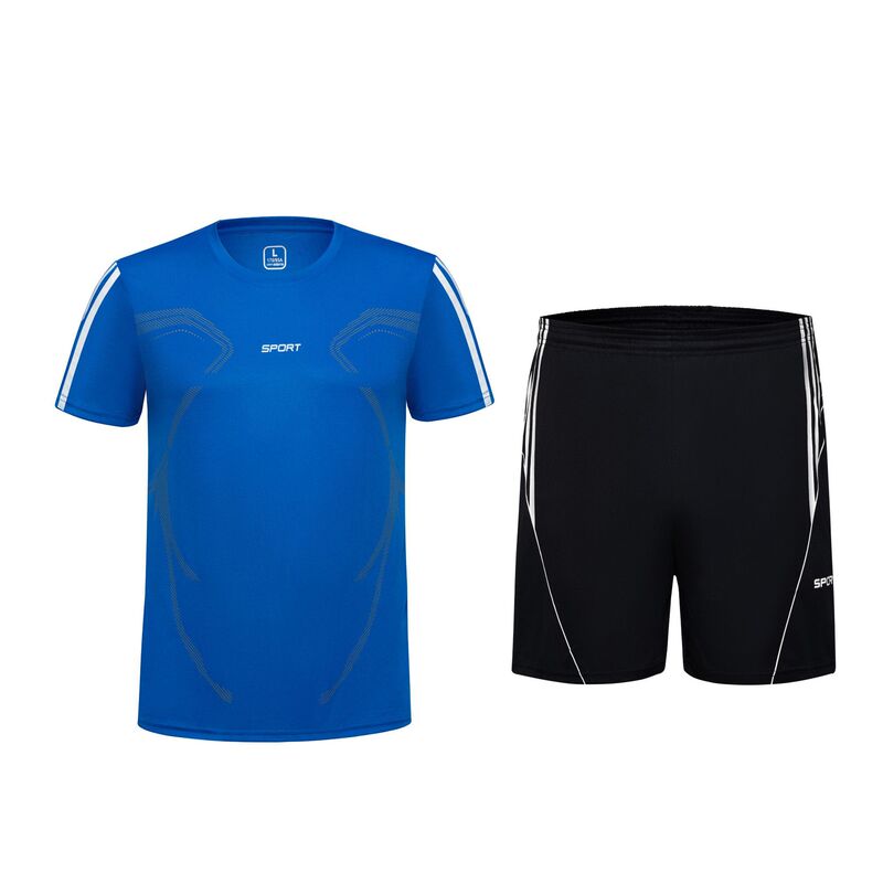 Summer Sports Suit Men's Short-Sleeved Sportswear Youth Shorts Large Size Loose Casual Summer Clothes Trendy Men's Trendy Brand