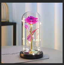 O 93368 Gold Foil Rose in Glass Dome ��õ�� �羳ŷ��