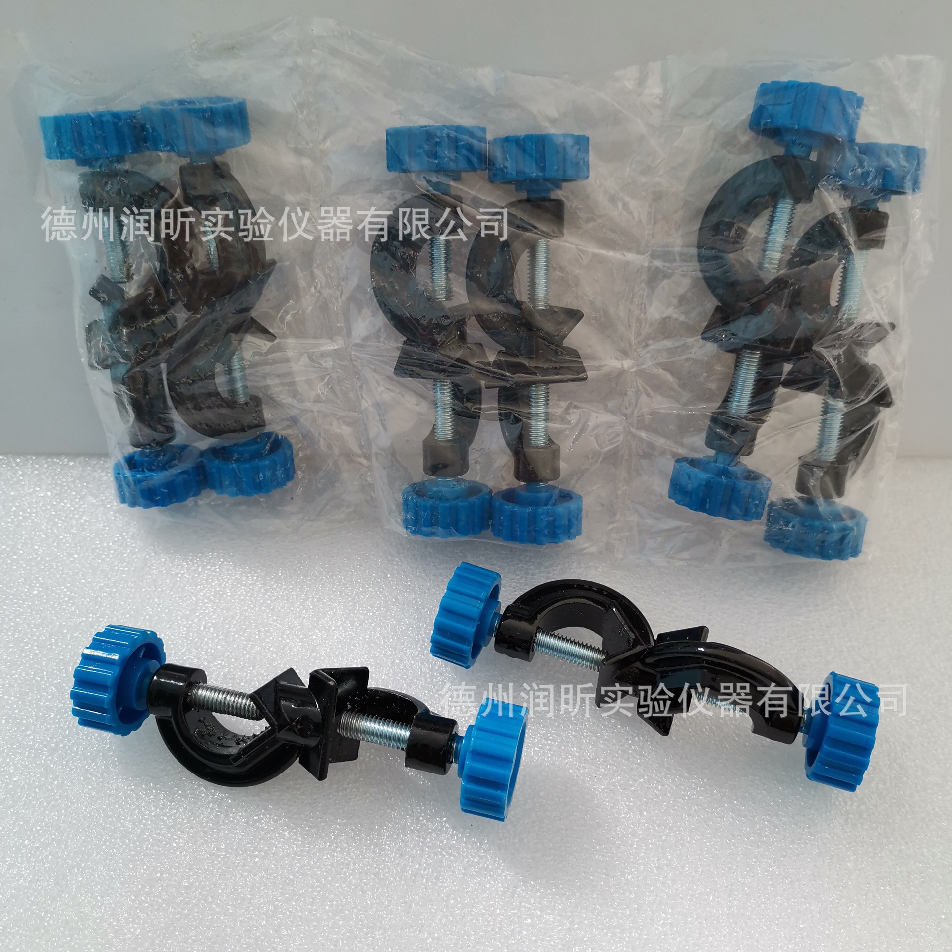 十字夹 双顶丝 铁架台配件 十字夹 质量保障 一个起售实验室