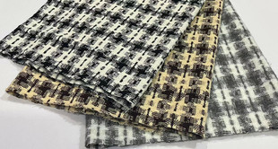 Woolen Woolen Large Plaid Coat Clothing/shoes, Hats/bag Fabrics Shaoxing Supply Price Beauty
