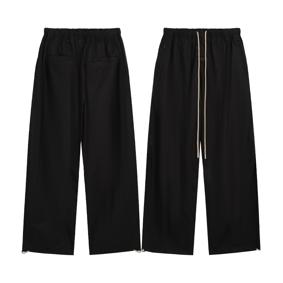 High Street miedo de Dios Essential marca nueva serie cordón tejido pantalones paraguas de secado rápido pantalones de moda