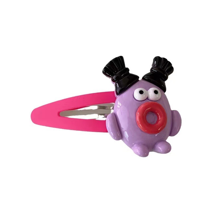 Extraña muñeca fea clip para el cabello boca de salchicha lindo clip para el cabello mujer ceja clip para el cabello roto clip para el cabello divertido 2023 nuevo