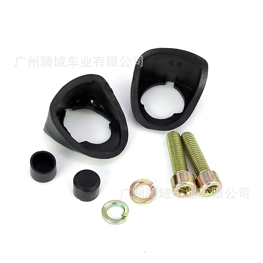 Red Ruby Hj125 Motorcycle Parts Lanjixing Haojue Women's Scooter Rearview Mirror Reflector