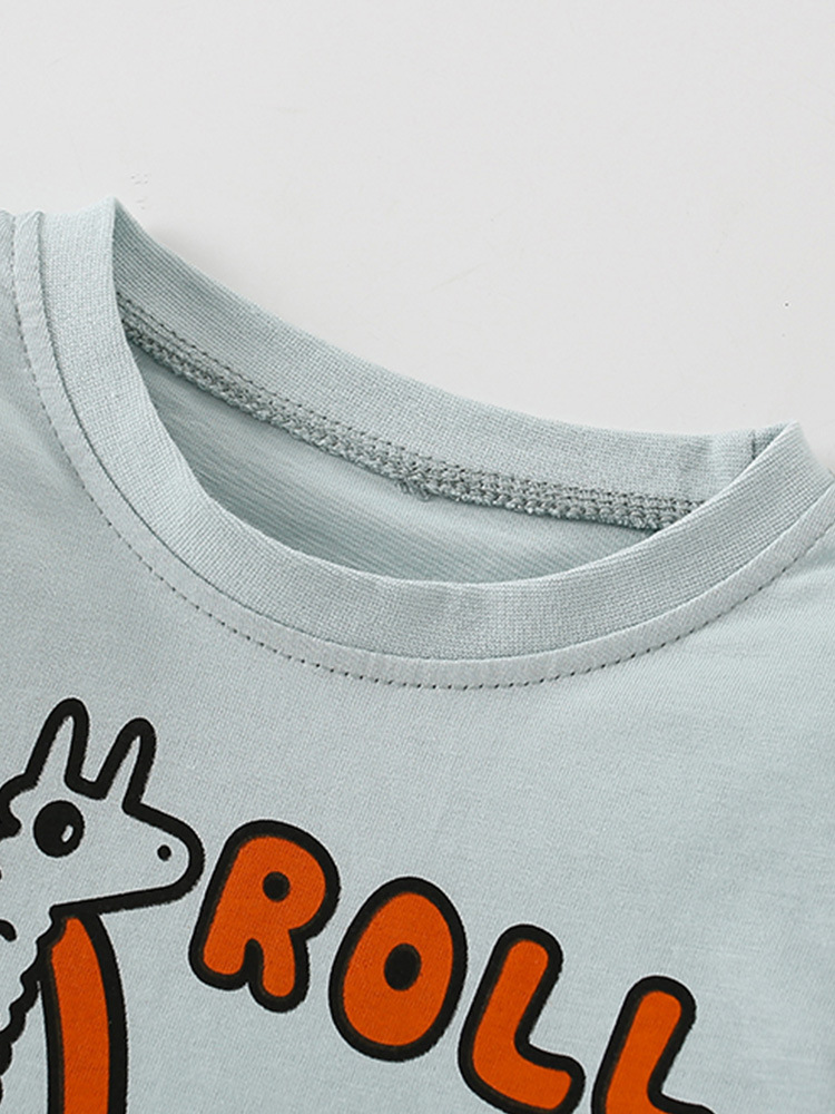En stock malwee camiseta de los muchachos otoño nuevo cuello redondo camisa europea y americana de los niños de manga larga casual bottoming top