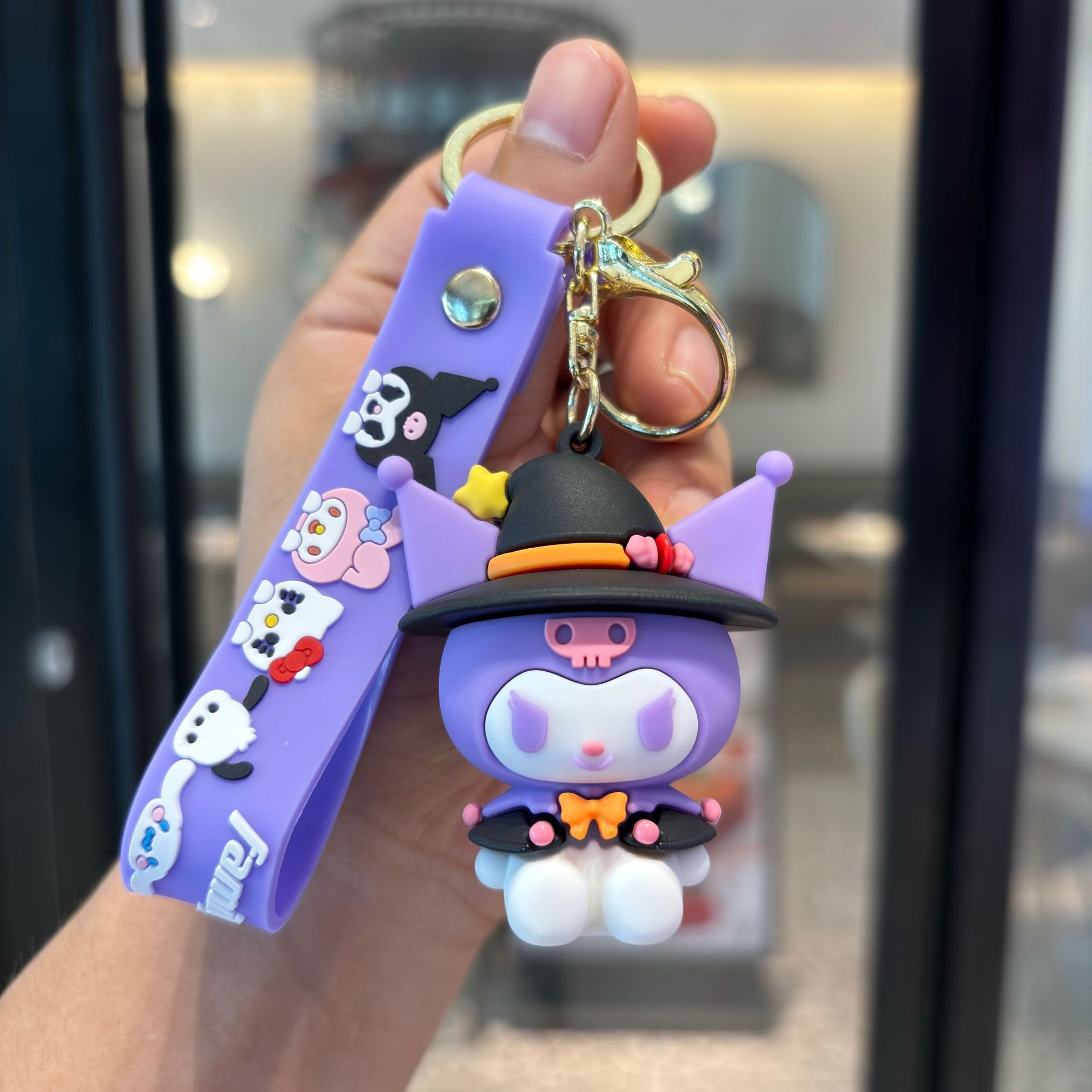 Sanrio Colomi Keychain, adorable muñeca Melody, colgante, bolso, accesorios, garra de bebé, pequeño regalo.