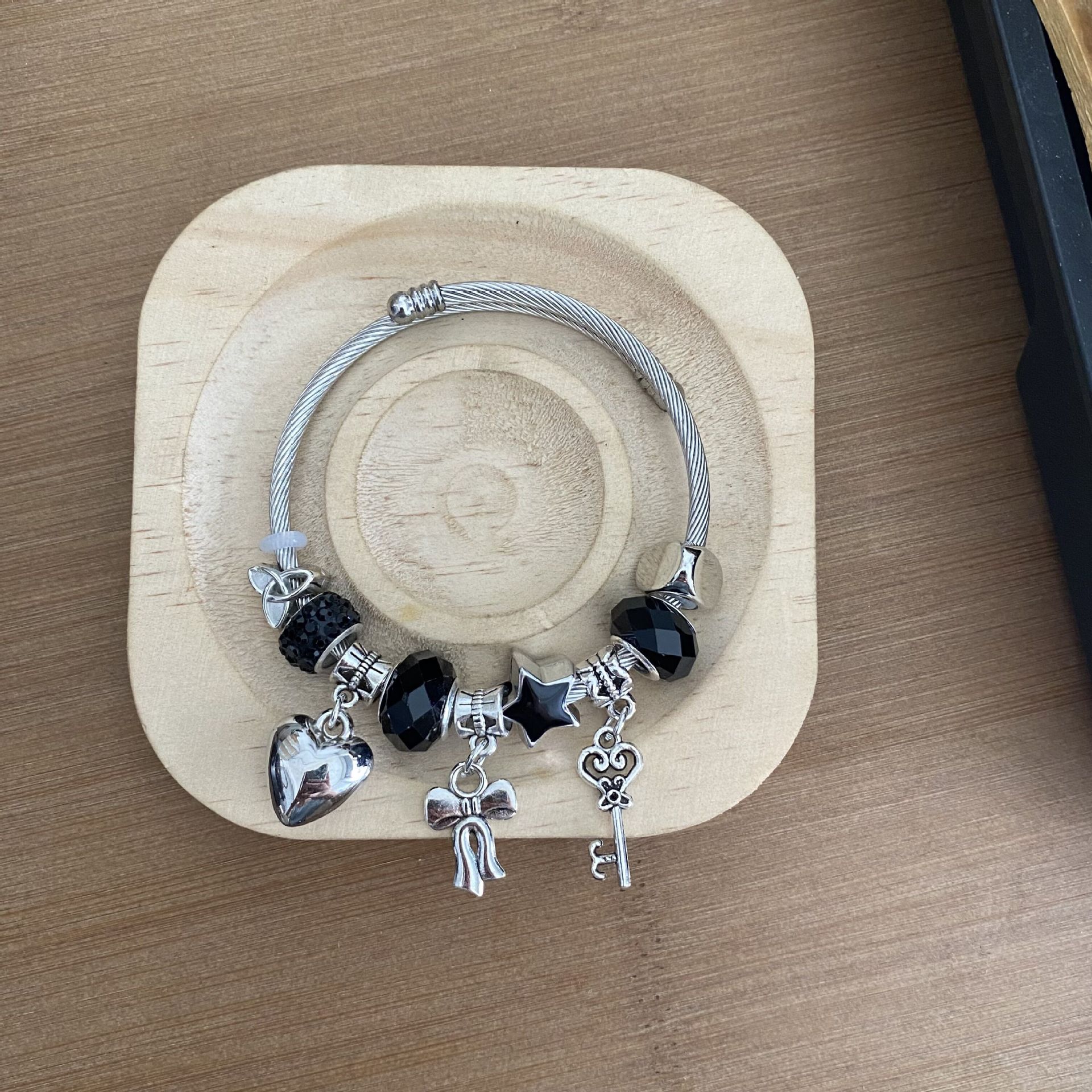 Alta apariencia DIY desmontable Panjia misma pulsera ins estilo ajustable permanente de alta calidad pulsera de acero de titanio pulsera