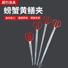 黄鳝夹鱼夹子抓鱼专用工具防滑抓鱼泥鳅螃蟹夹子黄鳝钳户外垃圾夹