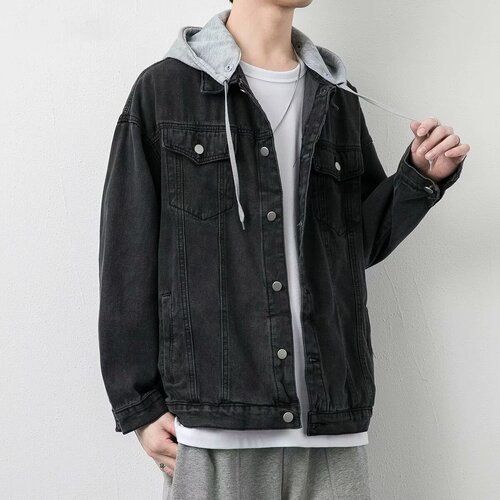 Vintage American Style Men's Ins Retro Personality Versatile BF Fashion Loose Jacket Coat