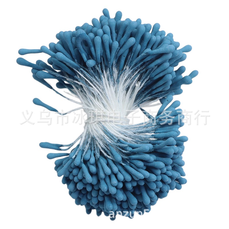 2 mm, 390 piezas, núcleo de flor mate, flor artificial, estambre de yeso ecológico, material para rosas y lirios, cabezal a juego