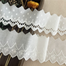 新品小雪花波浪边棉布花边刺绣辅料DIY衣领裙边袖口家纺床品软饰
