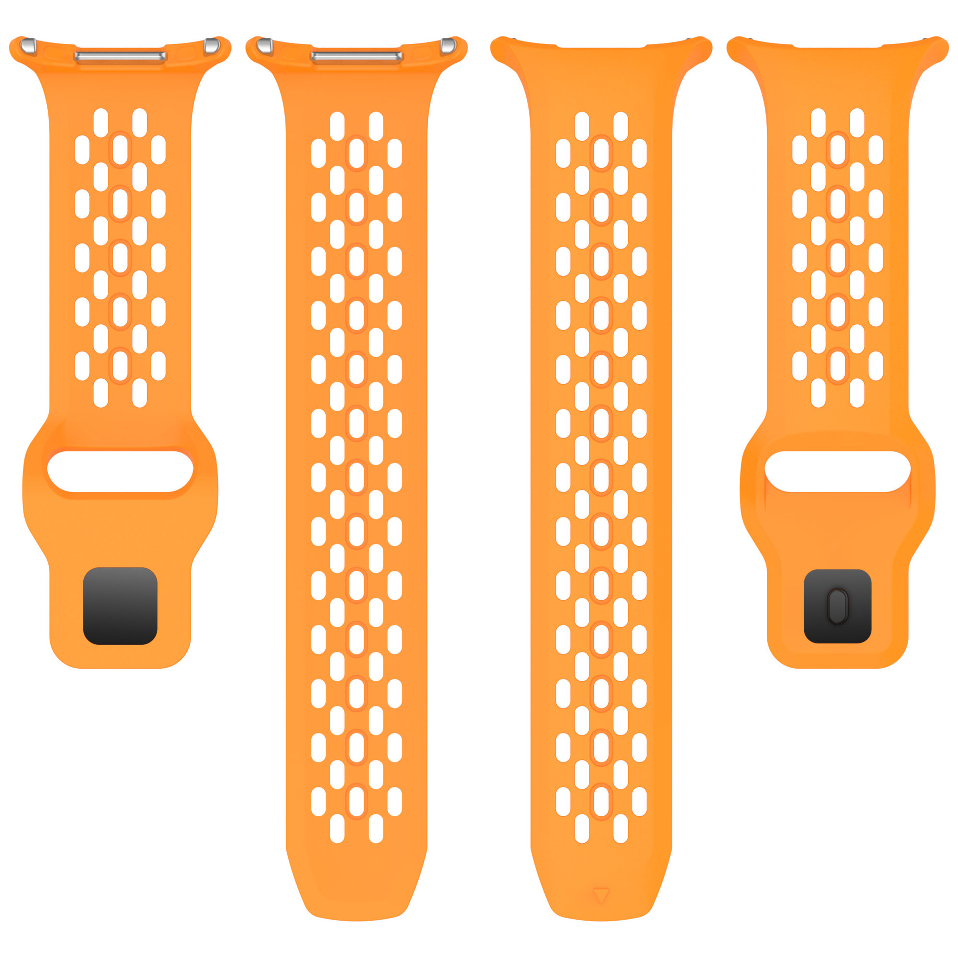 Suitable for the 47mm perforated sports breathable silicone replaceable watch strap of Samsung Galaxy watch7 ultra undefined