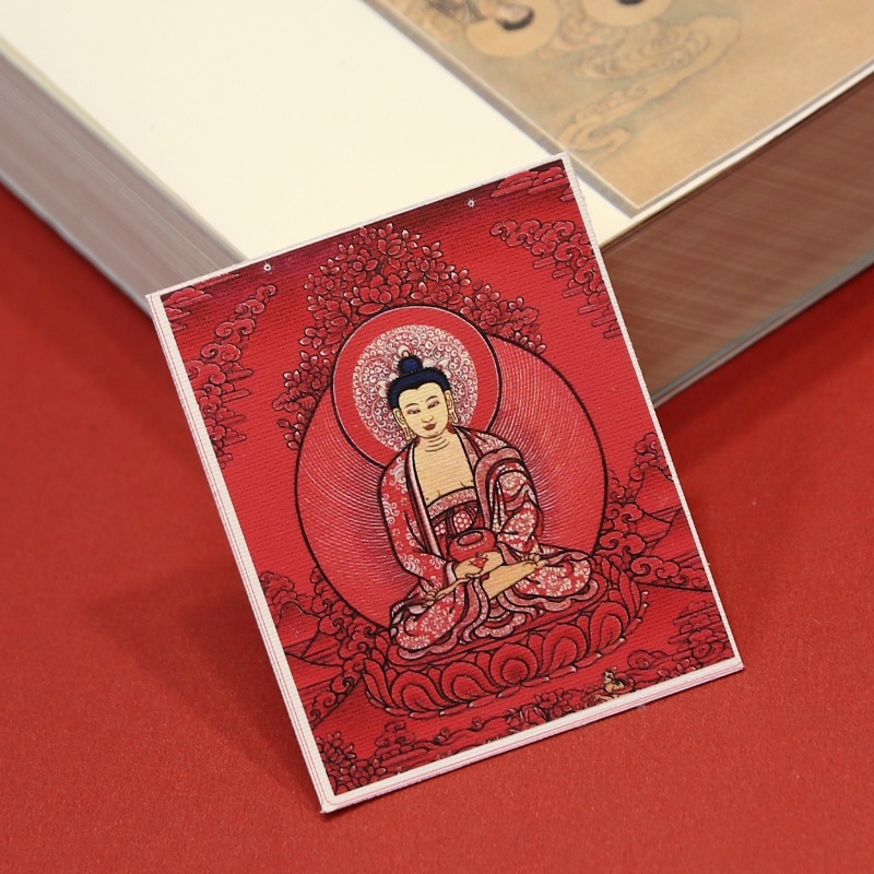 西藏式唐卡八大守护画芯卡心各种题材批发可定图可手绘描金|undefined