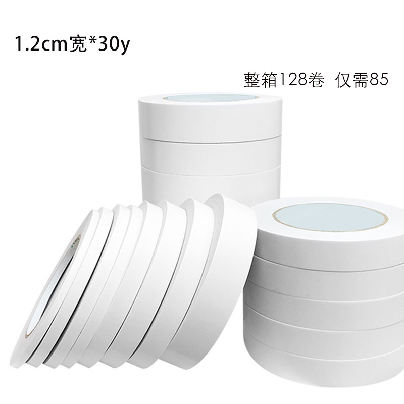 Cinta de doble cara, de alta viscosidad, se puede rasgar a mano sin dejar marcas, los fabricantes venden al por mayor, adhesivos fuertes, adhesivos de doble cara fijos de oficina hechos a mano para estudiantes