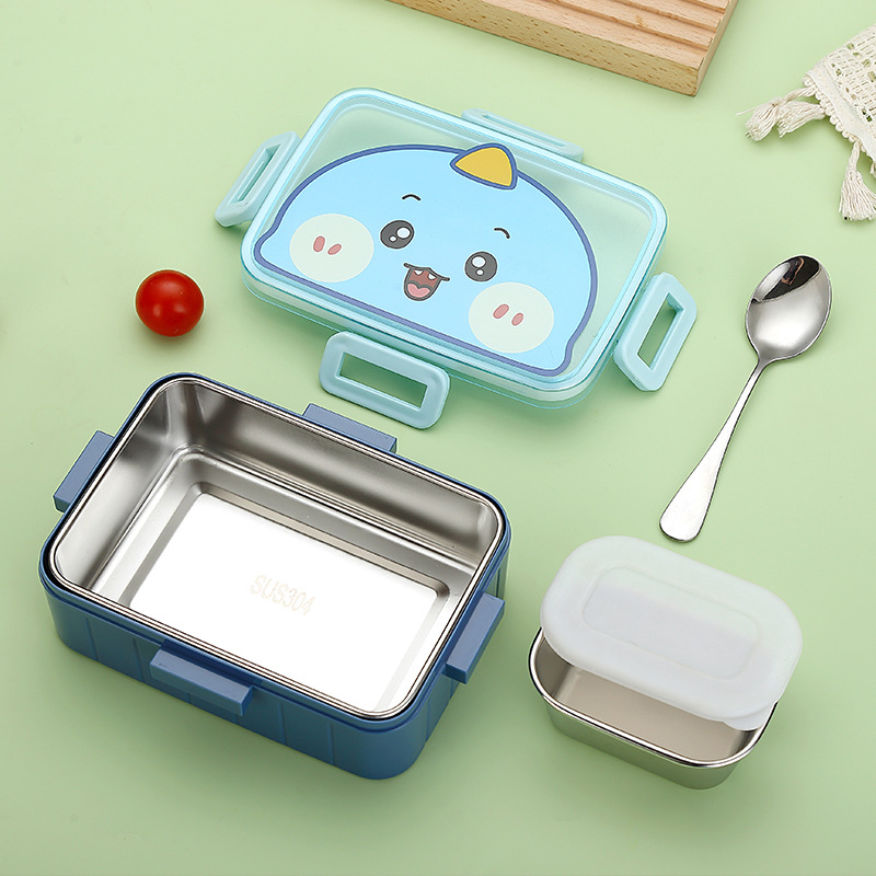 2531A caja de almuerzo + taza de sopa dinosaurio