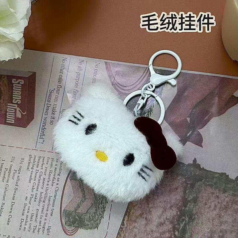 创意卡通毛绒公仔猫咪钥匙扣挂件小礼品地推做活动包包挂饰配饰女|undefined