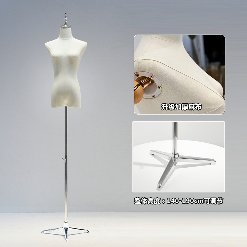 Triángulo de hierro plateado de lino grueso